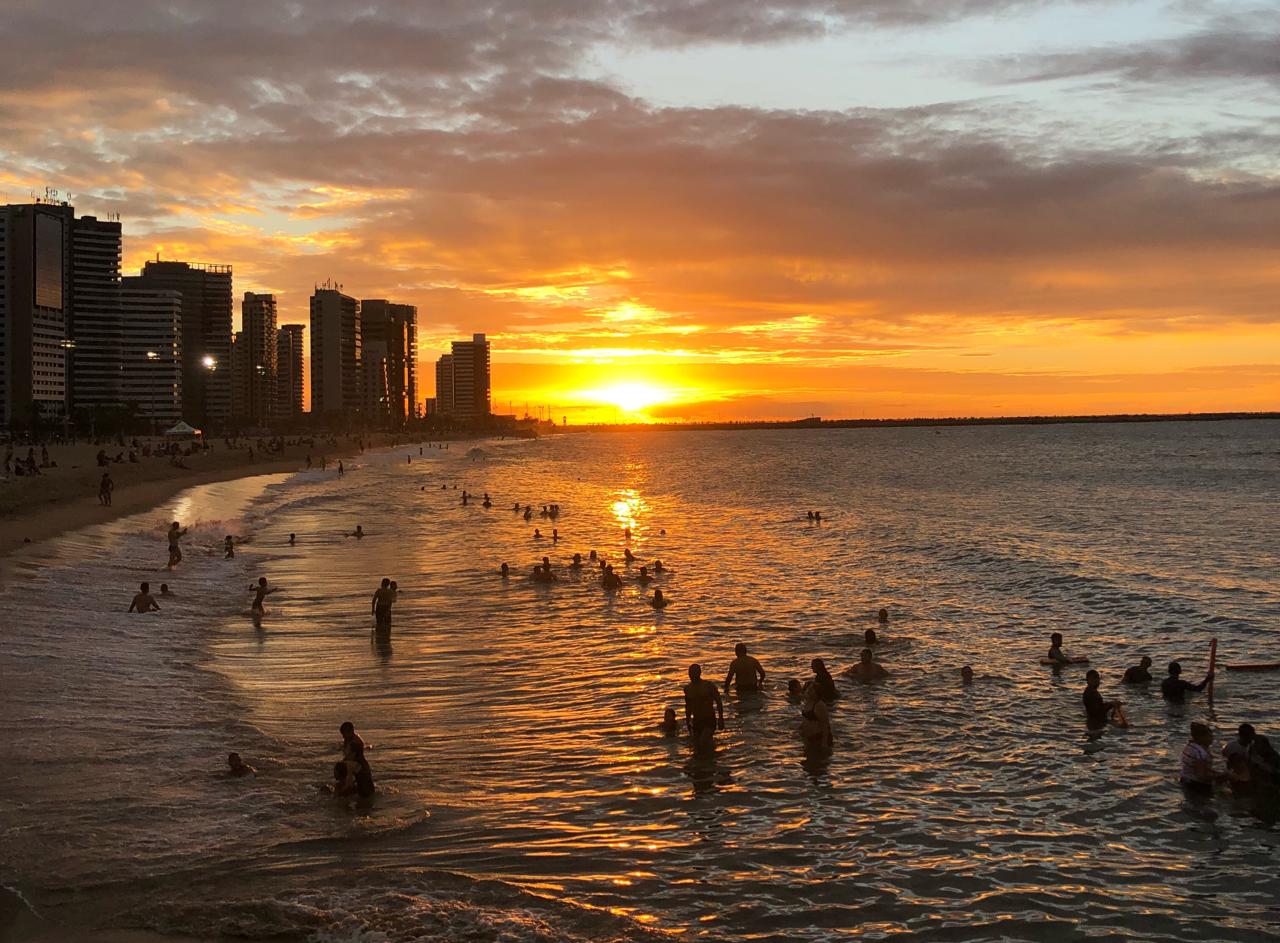 Por do Sol em Fortaleza. Foto: Lianne Ceará